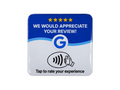 NFC Tap Review Cards - blue G design